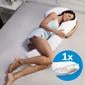 Dreamolino SwanPillow ergonomisches Seitenschläferkissen inkl. Kissenbezug